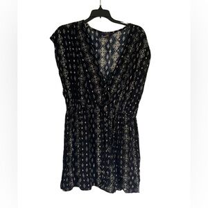 RivieraSun Large Navy Blue Summer Blouse
